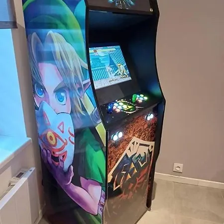 Appartamento Entire House With Arcade Machine In A Private Backyard, 3 Bedrooms, 1 Bathroom, 1 Leaving With Convertible Sofa And Open Kitchen Mulhouse